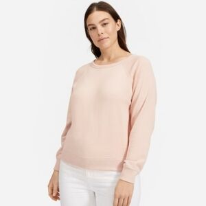 Everlane The Lightweight Terry Crew Size Small in Rose
